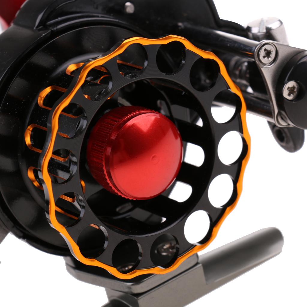 CNC Metal Fly Fishing Reel Right Handle Ice Fishing Wheel Raft Reel FBE5000