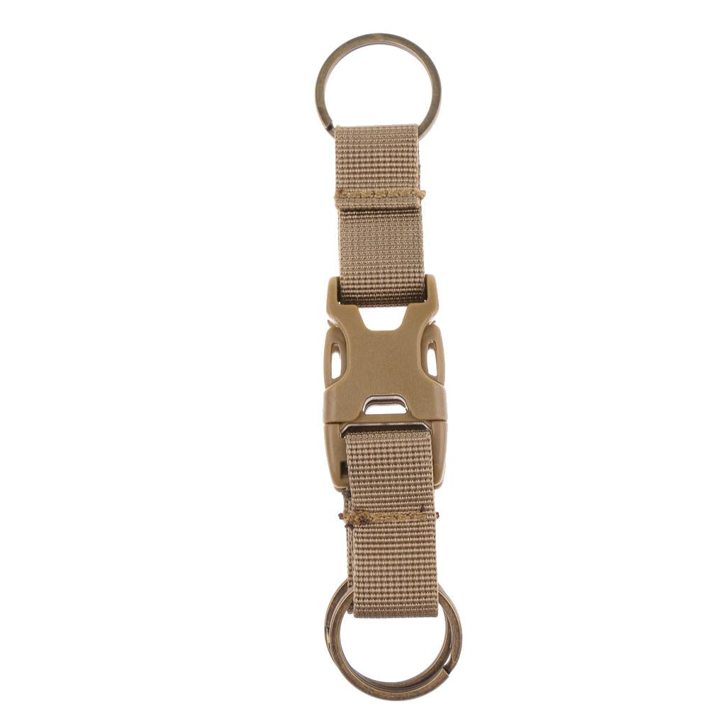 Outdoor Tactics Carabiner High Strength Nylon Backpack key Khaki
