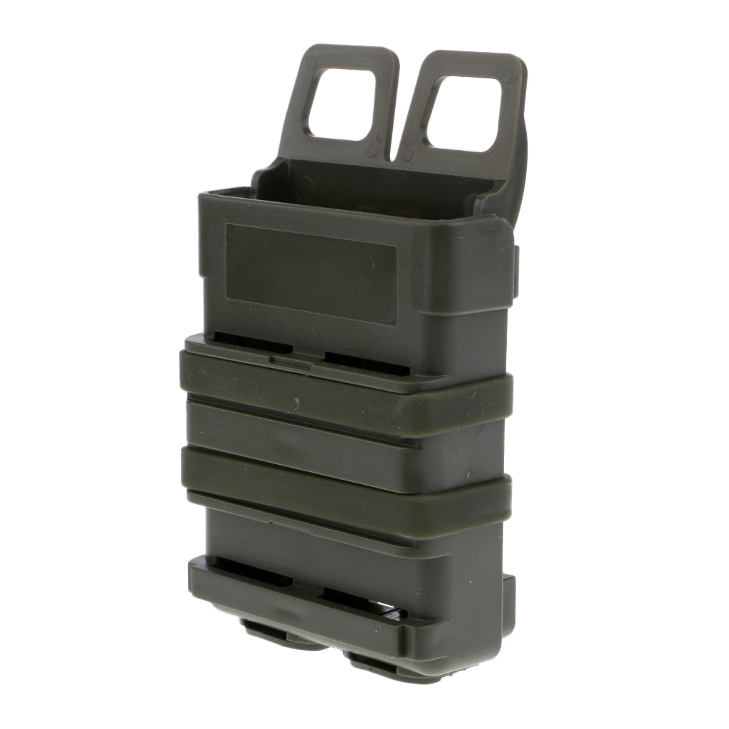2 in 1 Tactical Fast Mag Pouch Holster Set Pack Bag Tool Pocket Green