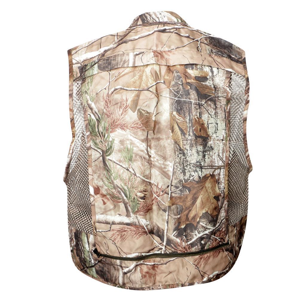 Multi-Pocket Fishing Hunting Mesh Vest Quick-Drying Photography Jacket XXL