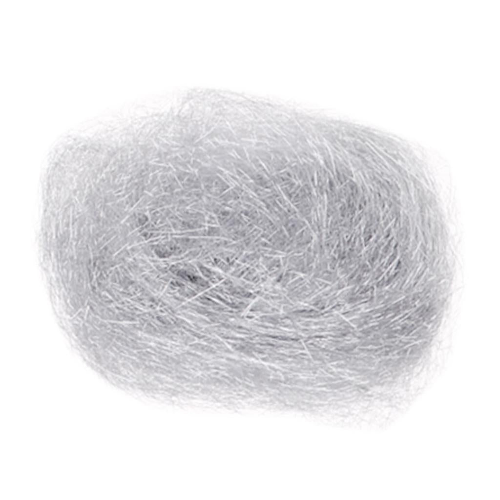 Ultra Fine Ice Dub Dubbing Fishing Thread Fly Tying Material Silver