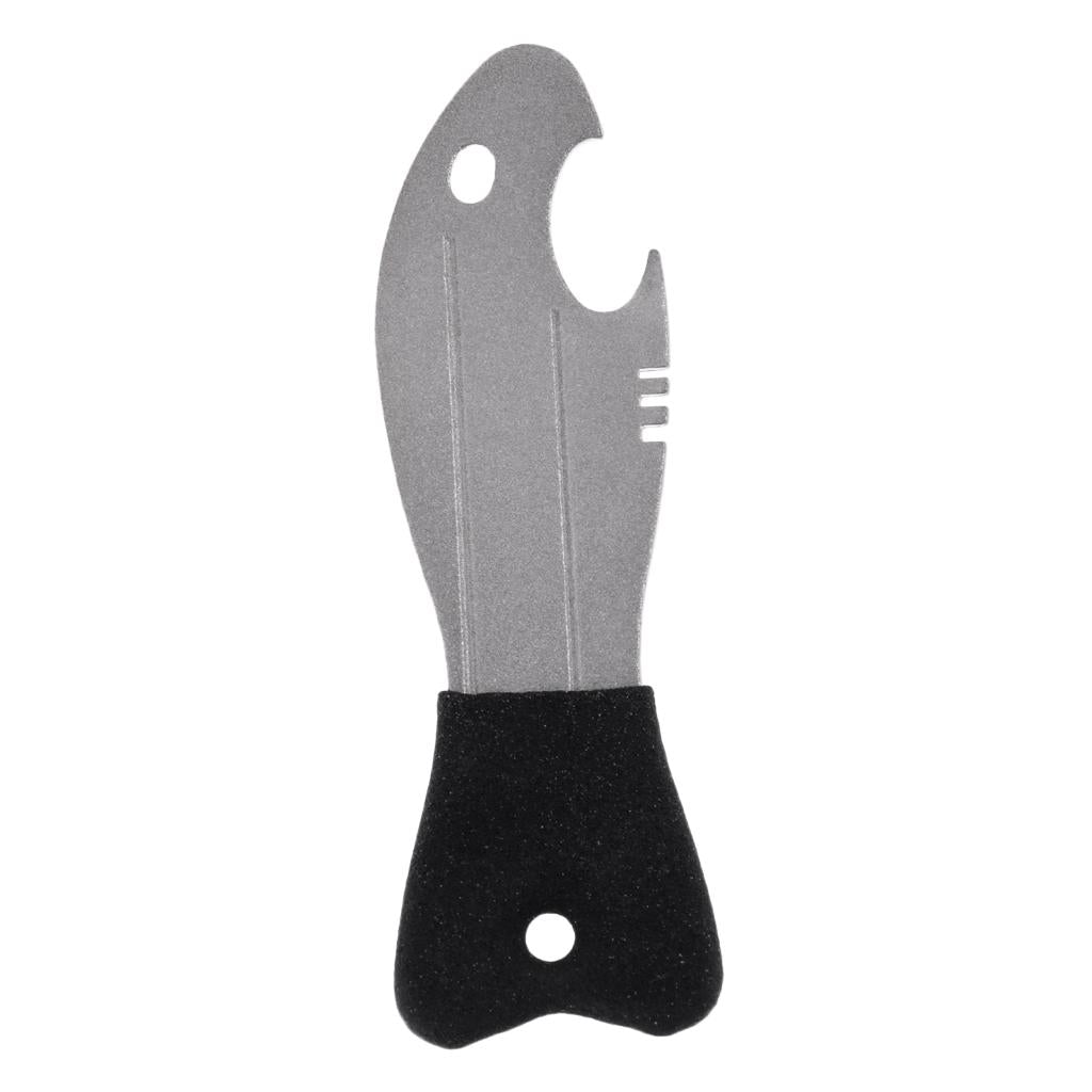 2 in 1 Fishing Hook Hone Sharpener Double Side Multifunction Bottle Opener