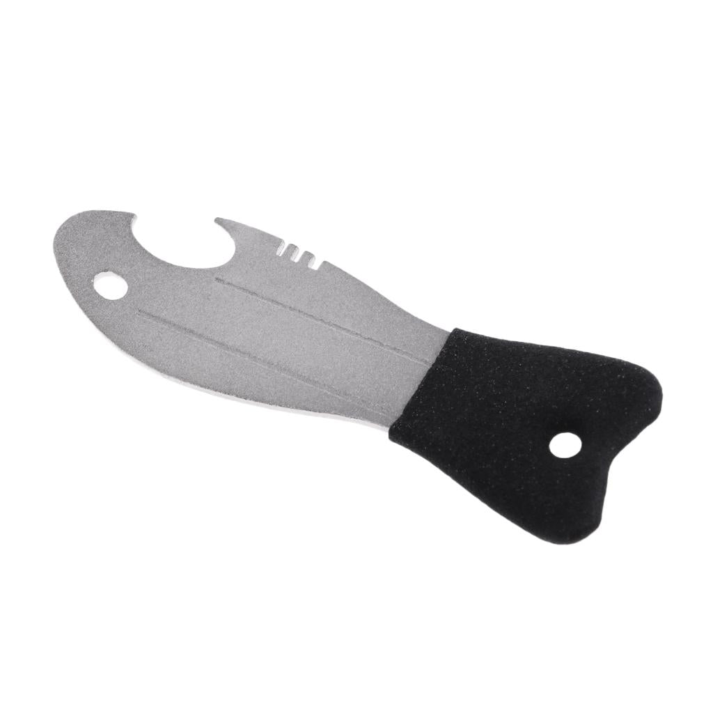 2 in 1 Fishing Hook Hone Sharpener Double Side Multifunction Bottle Opener