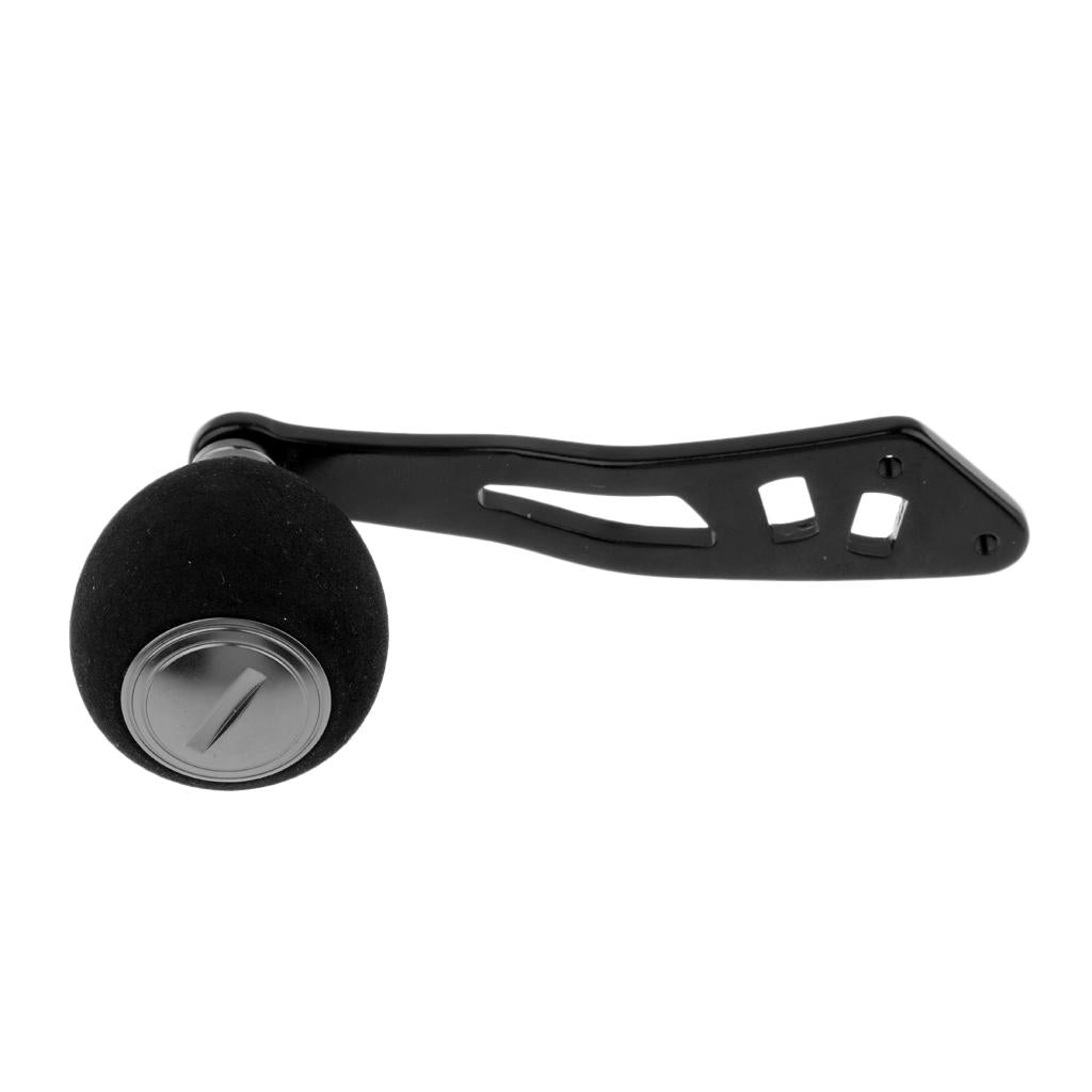 Power Fishing Reel Handle Knob Drum Baitcasting Reel Handle Rocker Arm Gray