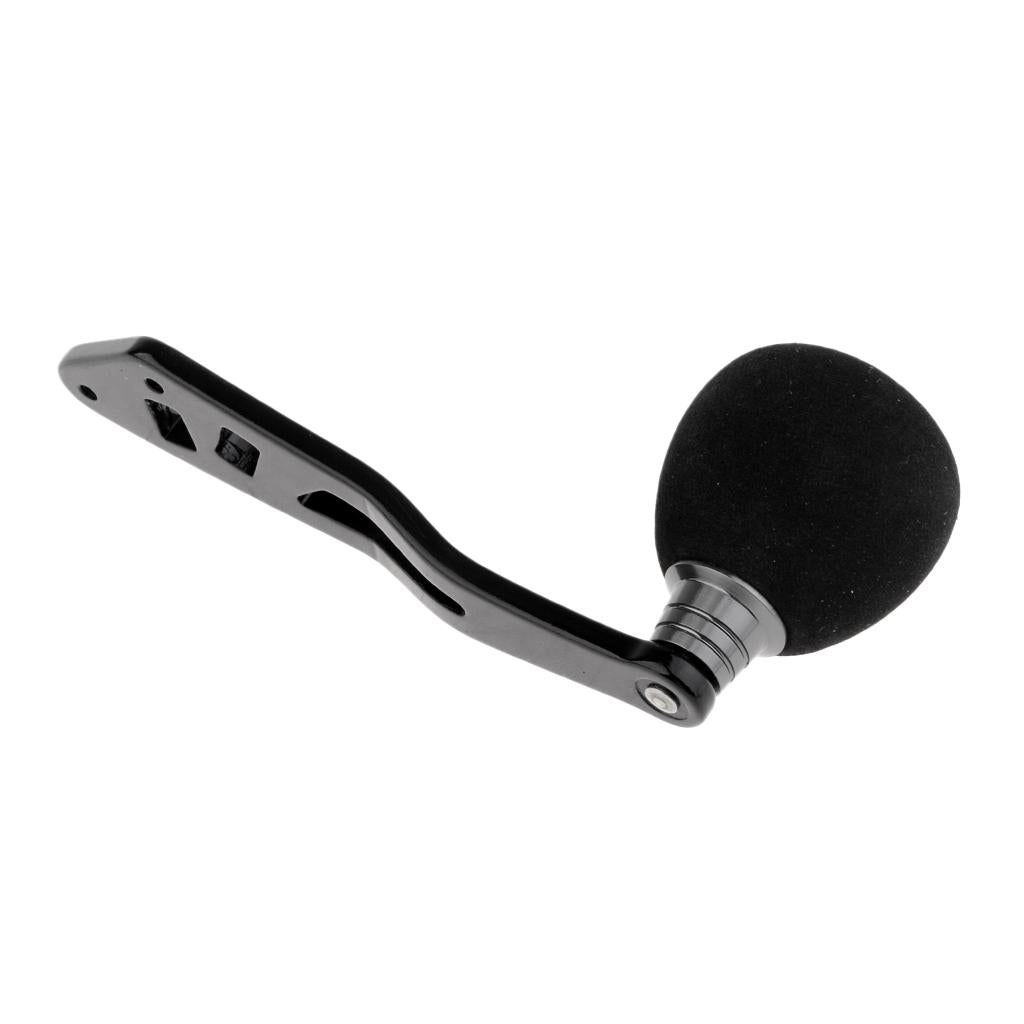 Power Fishing Reel Handle Knob Drum Baitcasting Reel Handle Rocker Arm Gray