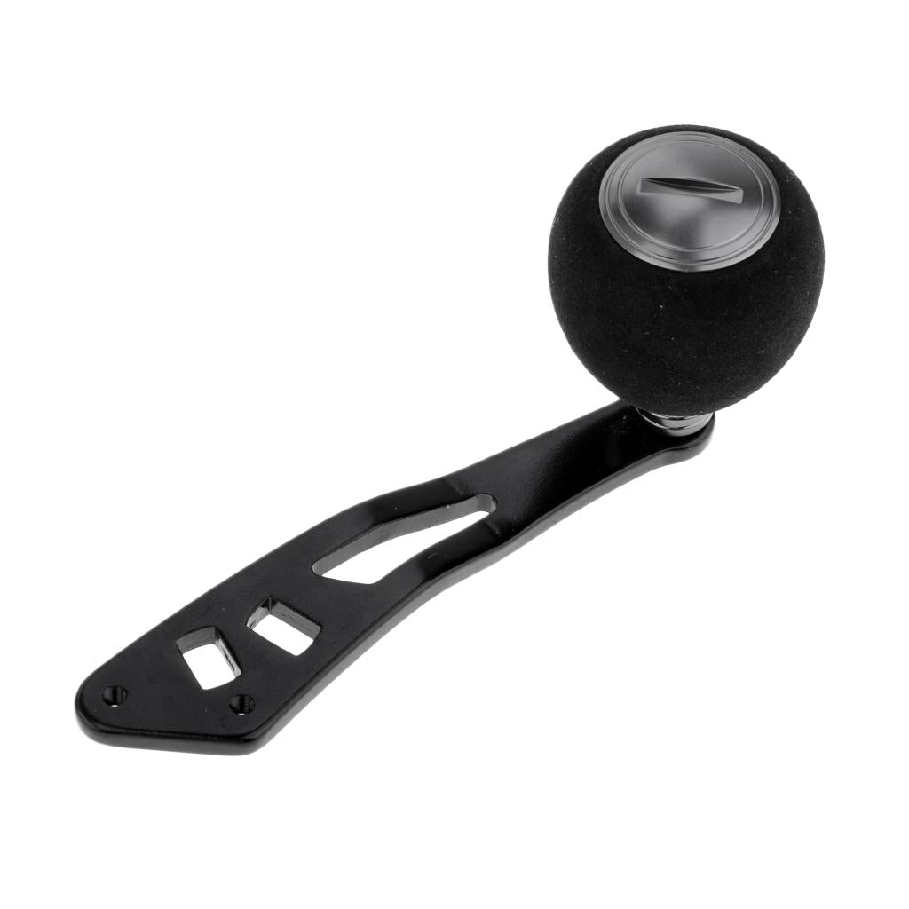 Power Fishing Reel Handle Knob Drum Baitcasting Reel Handle Rocker Arm Gray