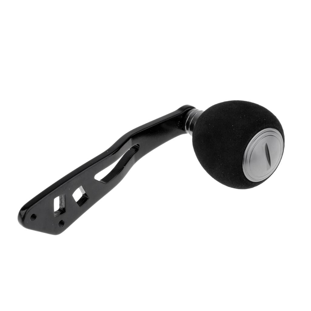 Power Fishing Reel Handle Knob Drum Baitcasting Reel Handle Rocker Arm Gray