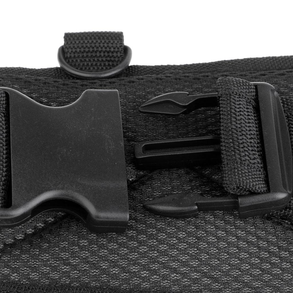 Tactical Battle Molle Belt Webbing Combat Waist Padded Belt Black