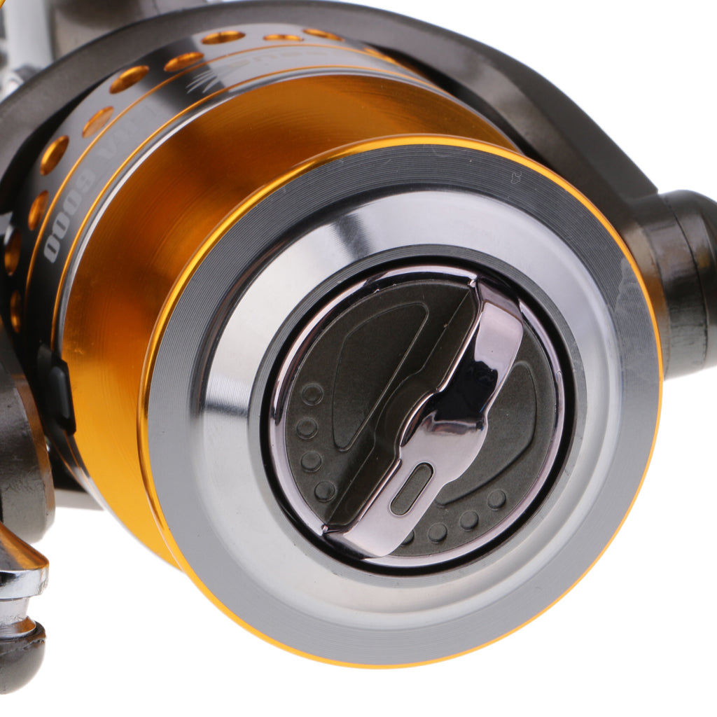 Spinning Reel Front and Rear Drag Surf Fishing Reel Saltwater Reel FRA6000