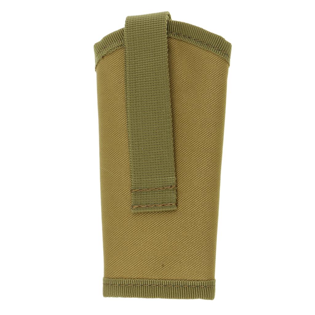 Oxford Silent Key Holder Pouch Nylon w/Flaps and Duty Belt Loop Khaki