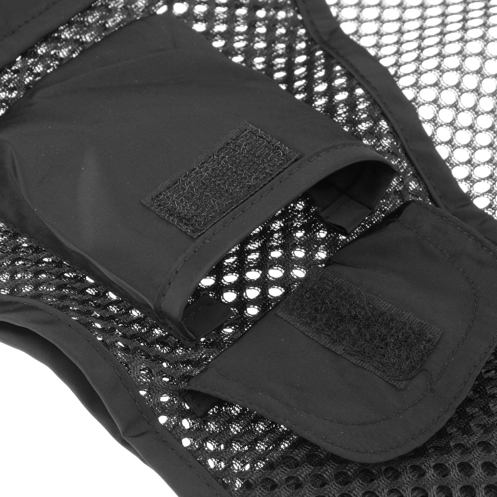 Multi-pocket Fishing Vest Men Outdoor Sport Photography Vest XL Black