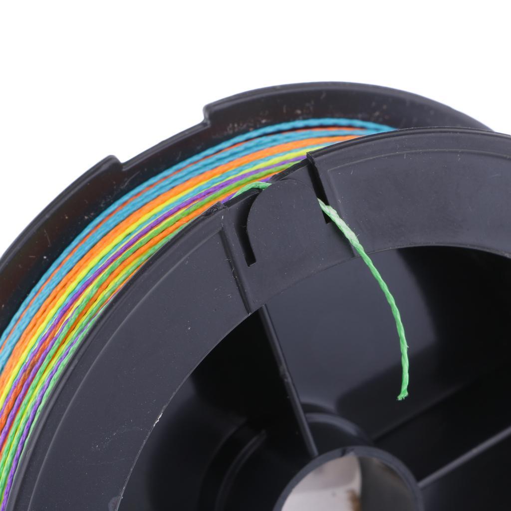 100m Fishing Line Braided Line Multicolor Line 4 Stands PE Line 1m-1color 6#