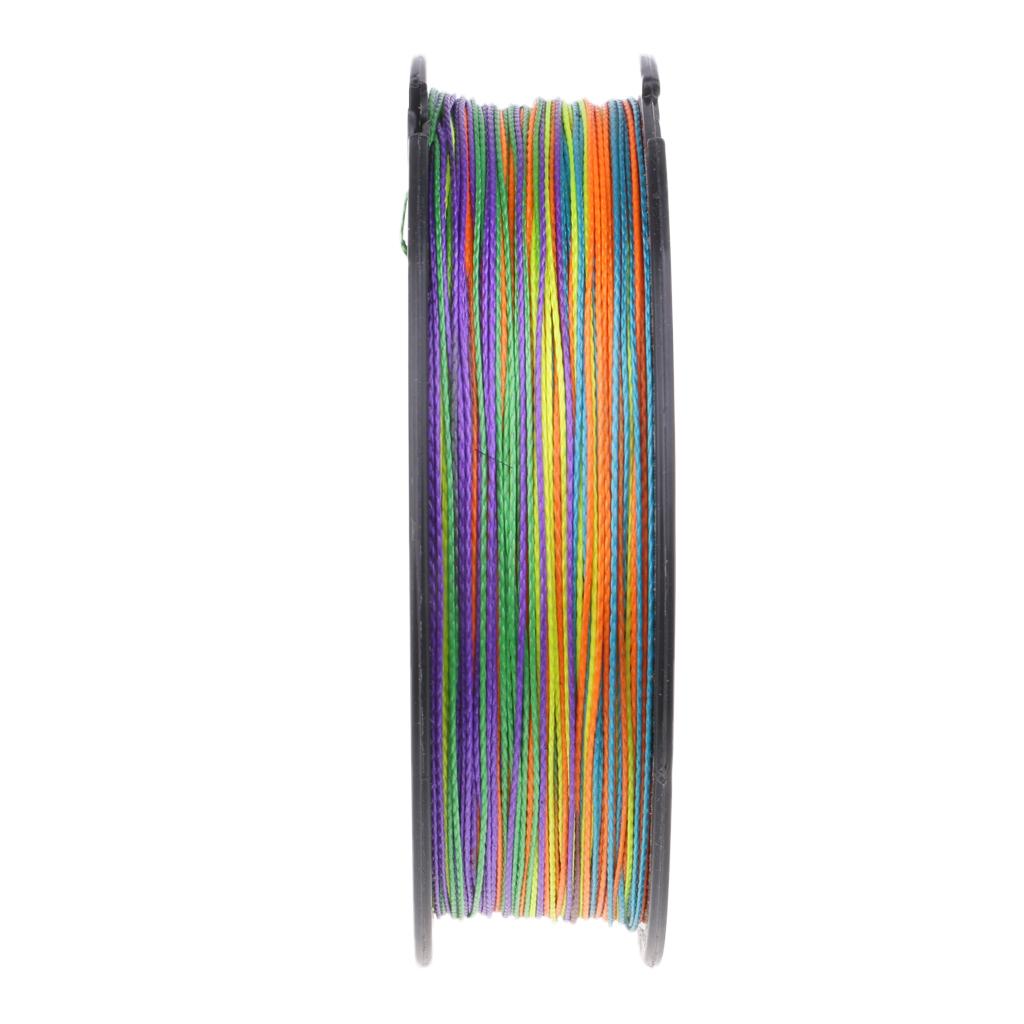 100m Fishing Line Braided Line Multicolor Line 4 Stands PE Line 1m-1color 6#