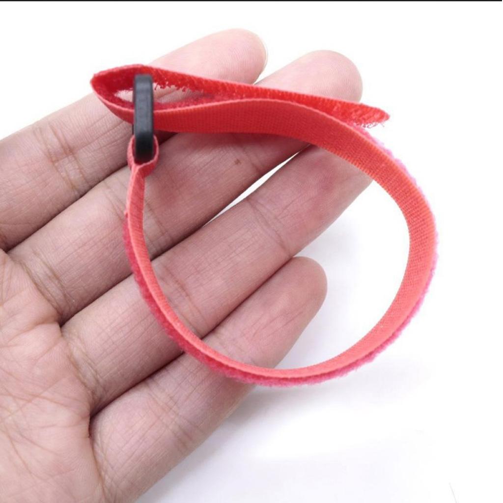 10pcs 20cm Fishing Rod Belts Nylon Reusable Fishing Rod Tie Strap Holder
