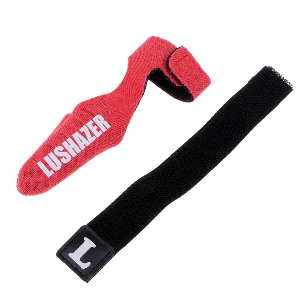 Fishing Rod Tip Cover Rod Sleeve Pole Glove Protector + Rod Tie Strap Red