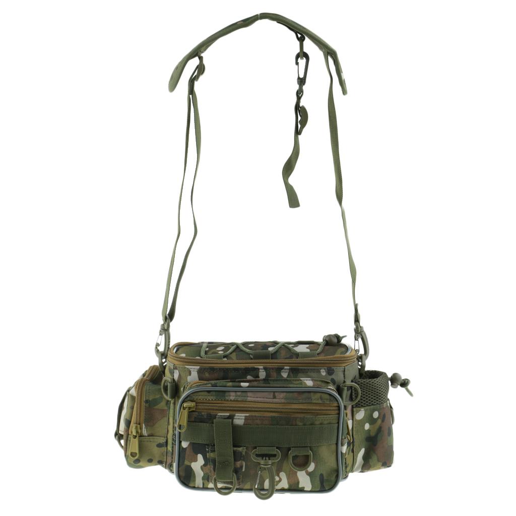 Oxford Fishing Bag Tackle Package Fishing Reel Lure Storage Messenger Bag
