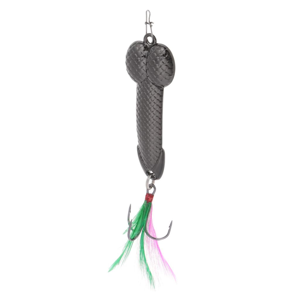 Spoon Fishing Lure Spinner Bait Metal VIB Hard Sequins Lure Treble Hook 21g