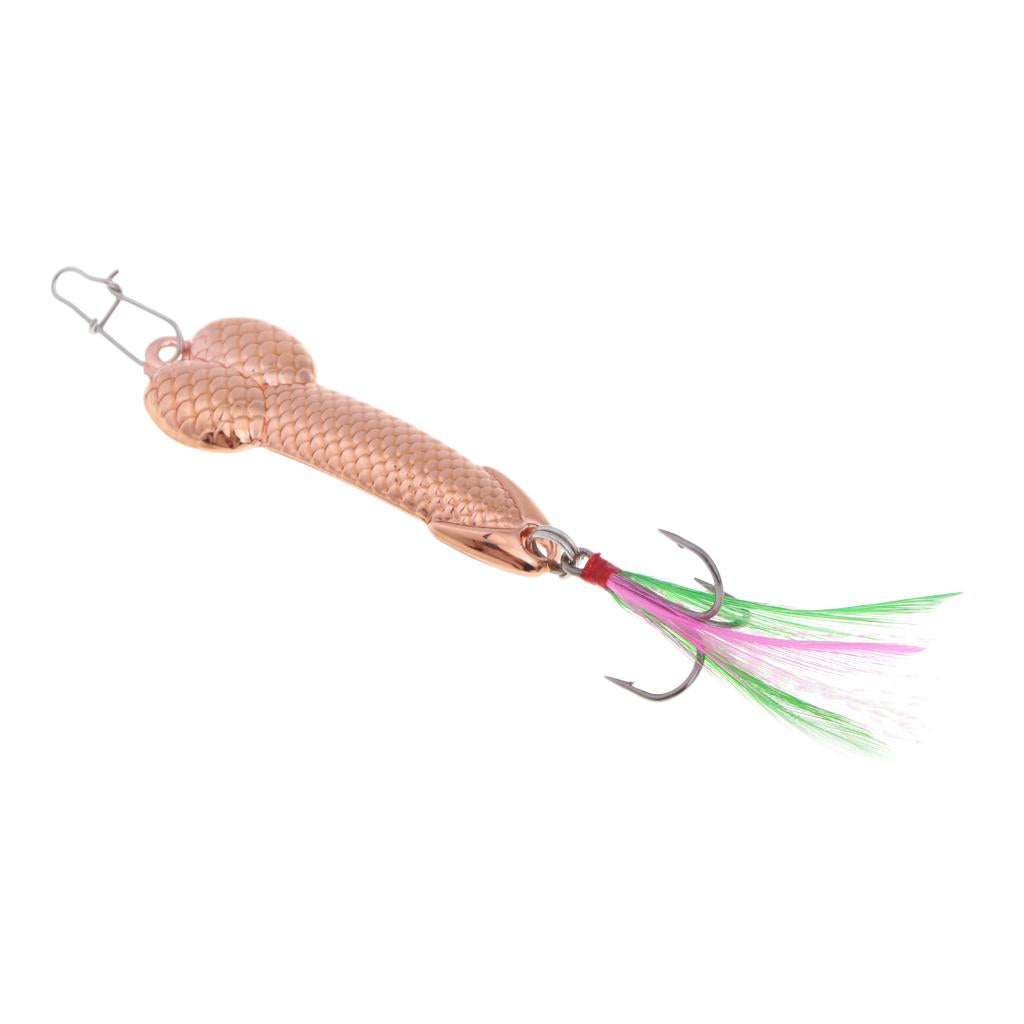 1Pcs Sequins Hard Fishing Bait Lures Tackle Hook Spoon Pike VIB Wobble 41mm