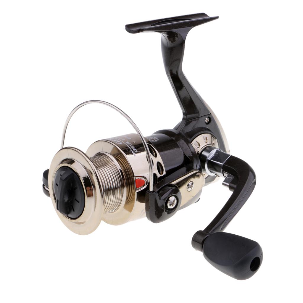 Spinning Fishing Reel 3 Ball Bearing Casting Reel with Folding Handle GF3000