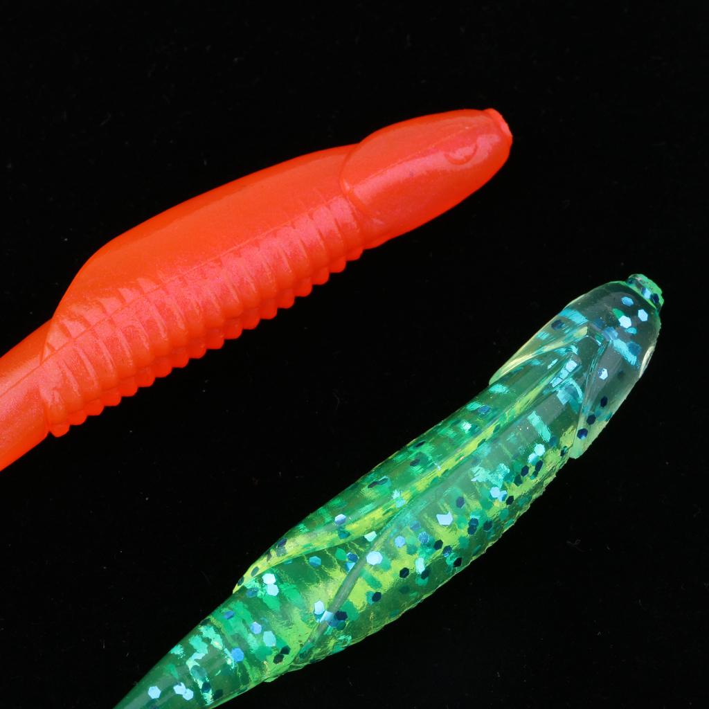 10 Pcs 9.5cm Classic Software Fishing Lure Bionics Creative Soft Bait 6g