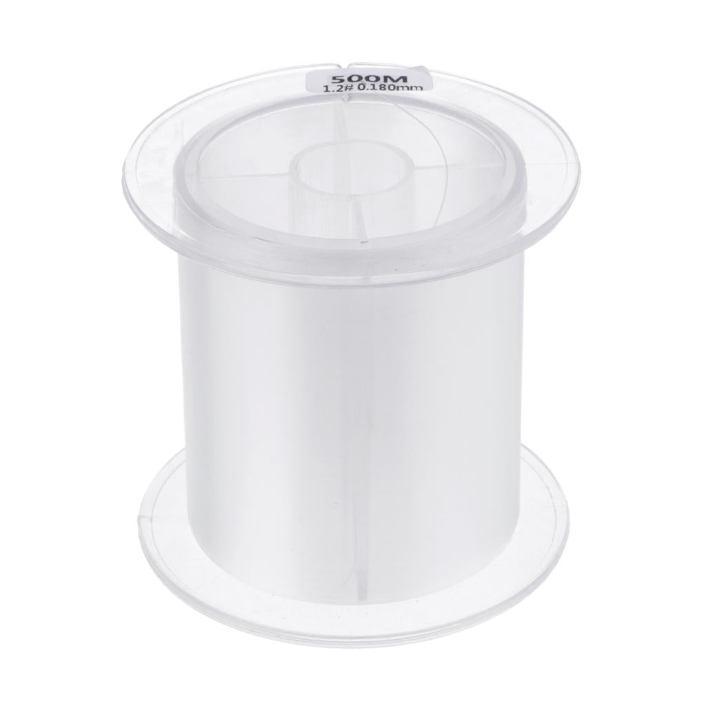 Roll of 500m Super Strong Nylon Transparent Fishing Line Fishing Tackle 1.2