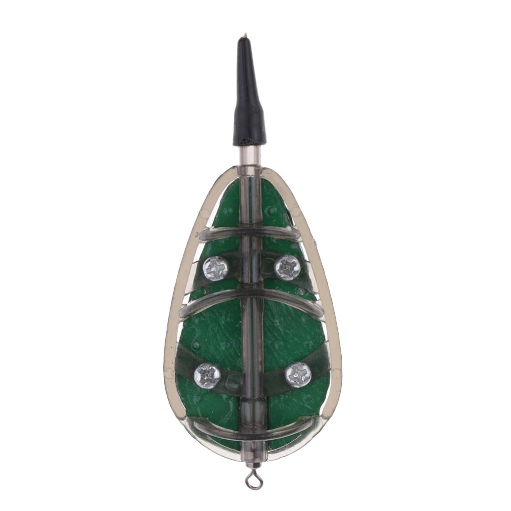 Inline Flat Method Feeders Carp Fishing Bait Cage Terminal Tackle 70g