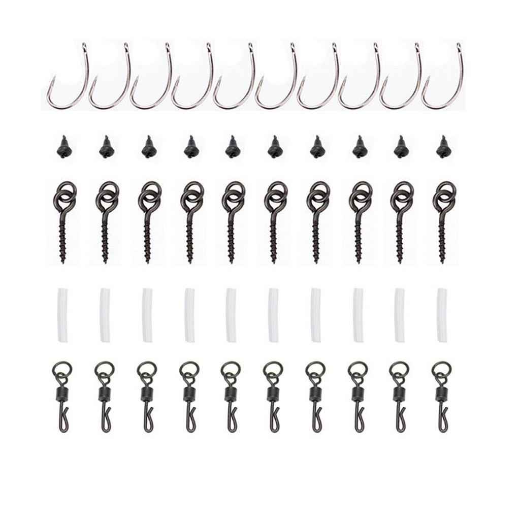 10 Set Ready Tied Ronnie Rigs Carp Fishing Pop-up Rigs Tackle Spinner Rigs