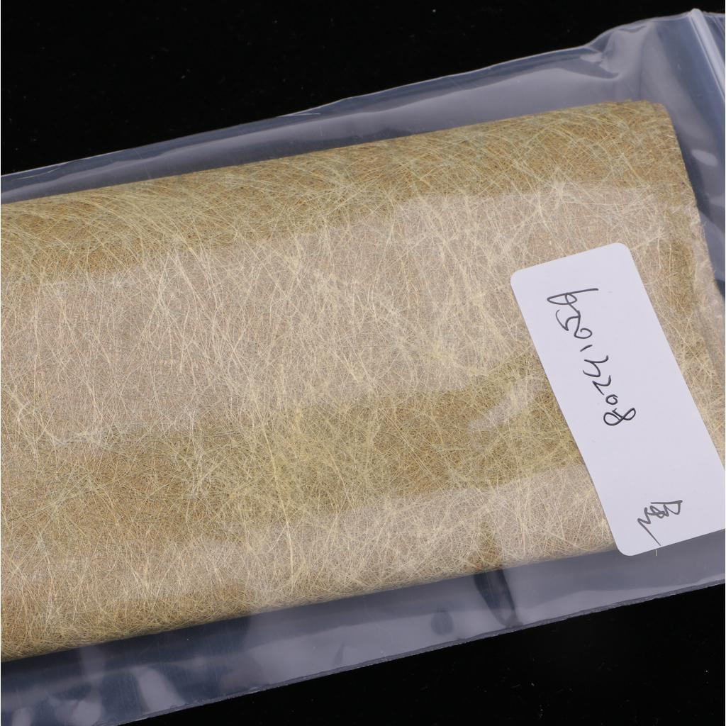 6pcs Fly Tying Wing Material Fishing Flies Tying Insect Wing Material Gold