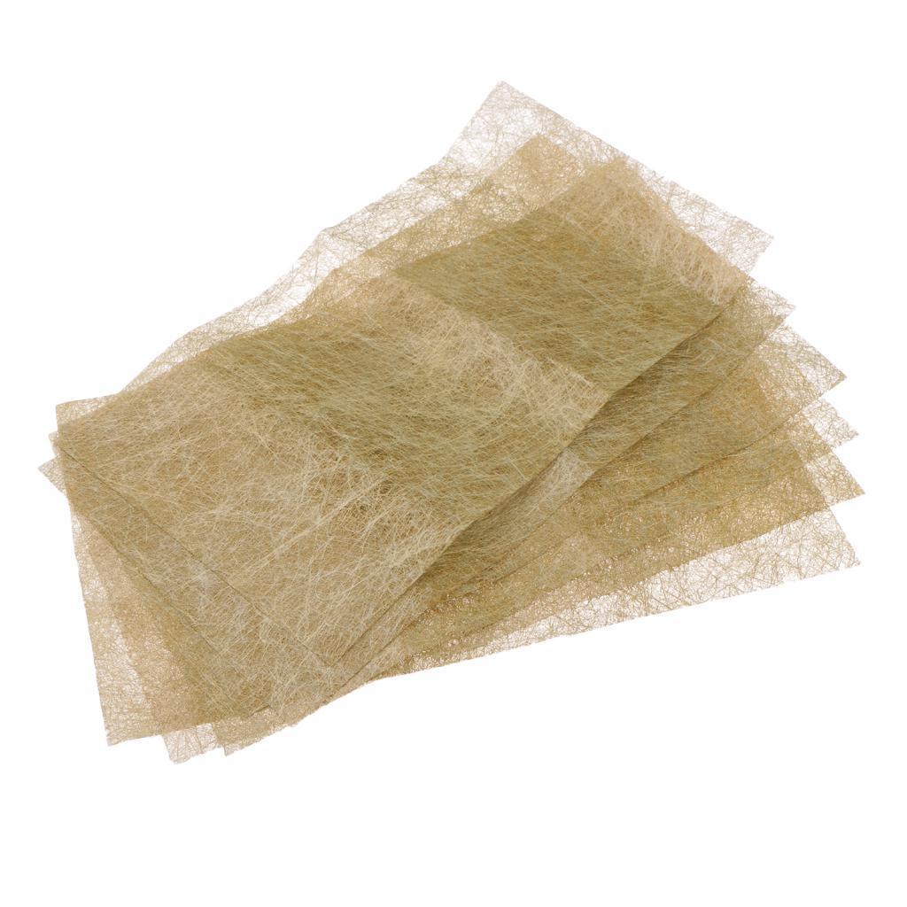 6pcs Fly Tying Wing Material Fishing Flies Tying Insect Wing Material Gold
