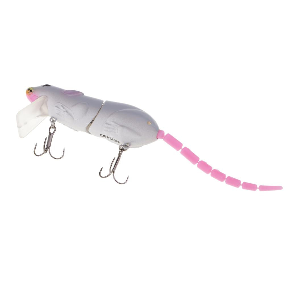 Soft Mice Rat Fishing Lure Topwater Tackle Hook Bass Bait Crankbait 03