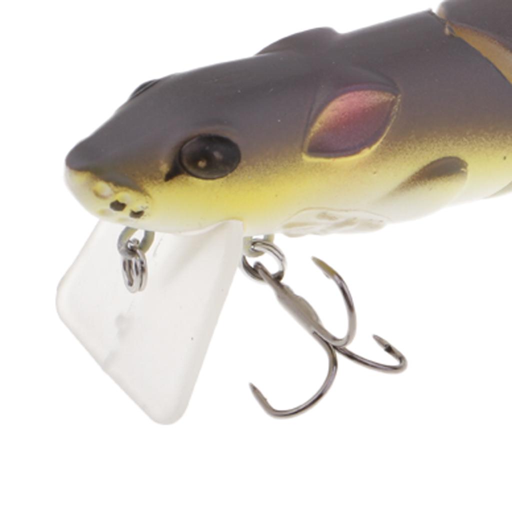 Soft Mice Rat Fishing Lure Topwater Tackle Hook Bass Bait Crankbait 04