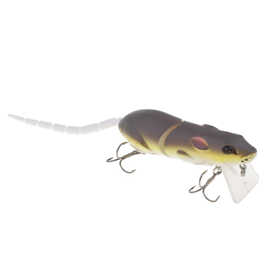 Soft Mice Rat Fishing Lure Topwater Tackle Hook Bass Bait Crankbait 04