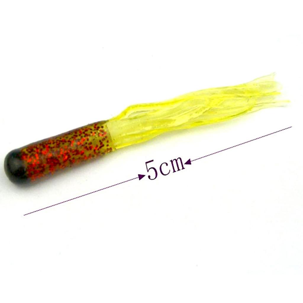 10pcs Fishing Lures Squid Octopus Skirts Lures Soft Baits Crankbait