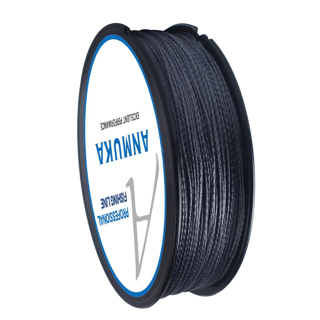 100M Super Strong Braided Saltwater Fishing Line PE Casting Line Gray 0.251mm