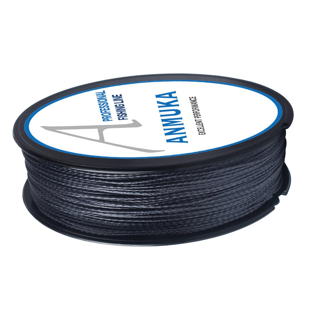 100M Super Strong Braided Saltwater Fishing Line PE Casting Line Gray 0.251mm
