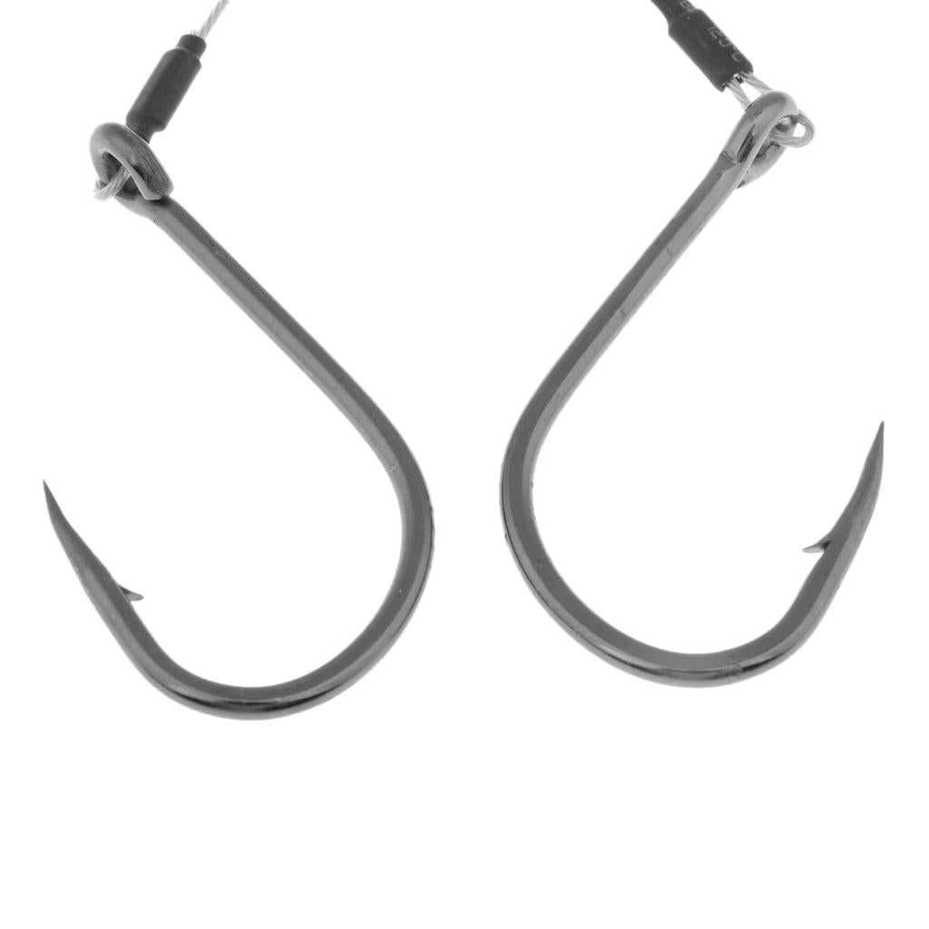 Jigging Assist Hooks Sea Fishing Hooks Barbed Fishhook with Solid Ring 012