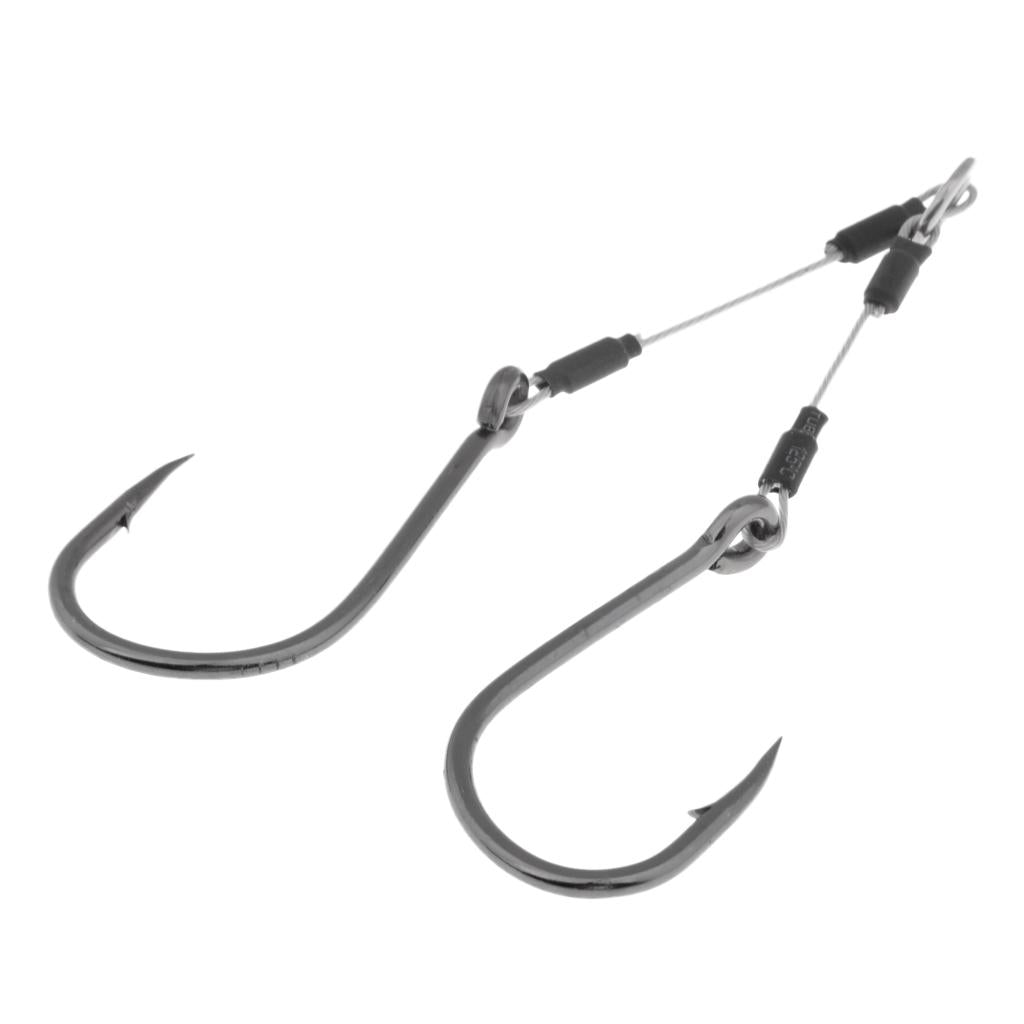 Jigging Assist Hooks Sea Fishing Hooks Barbed Fishhook with Solid Ring 012
