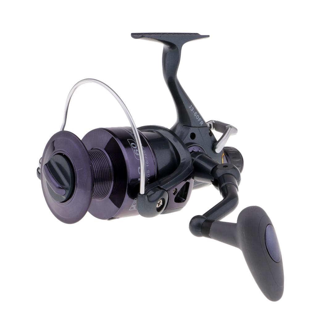 Baitfeeder Spinning Reel Front and Rear Drag Fishing Reel 5.5:1 3BB 60FR