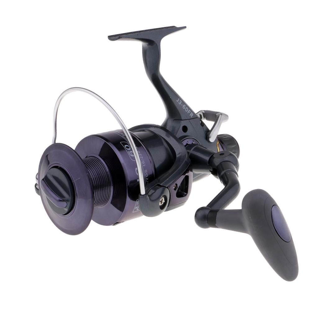 Baitfeeder Spinning Reel Front and Rear Drag Fishing Reel 5.5:1 3BB 60FR