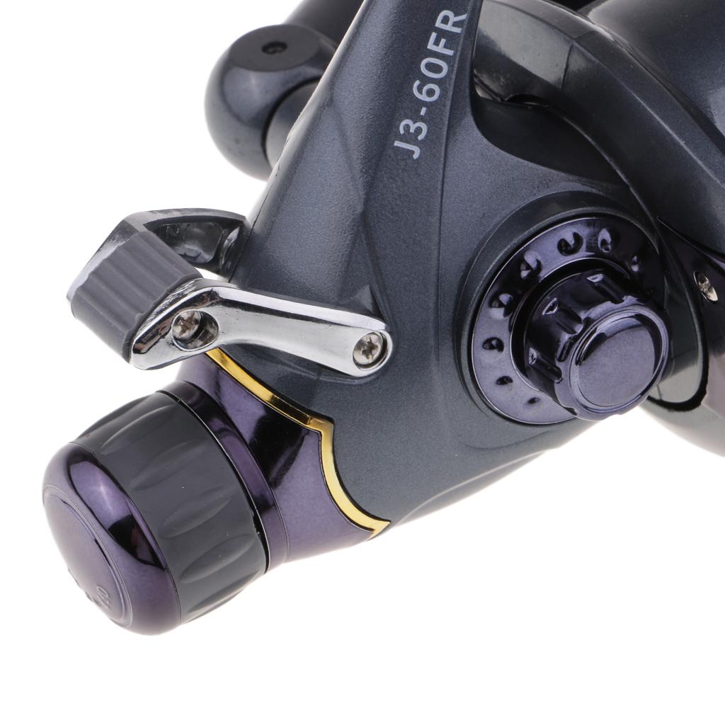 Baitfeeder Spinning Reel Front and Rear Drag Fishing Reel 5.5:1 3BB 60FR