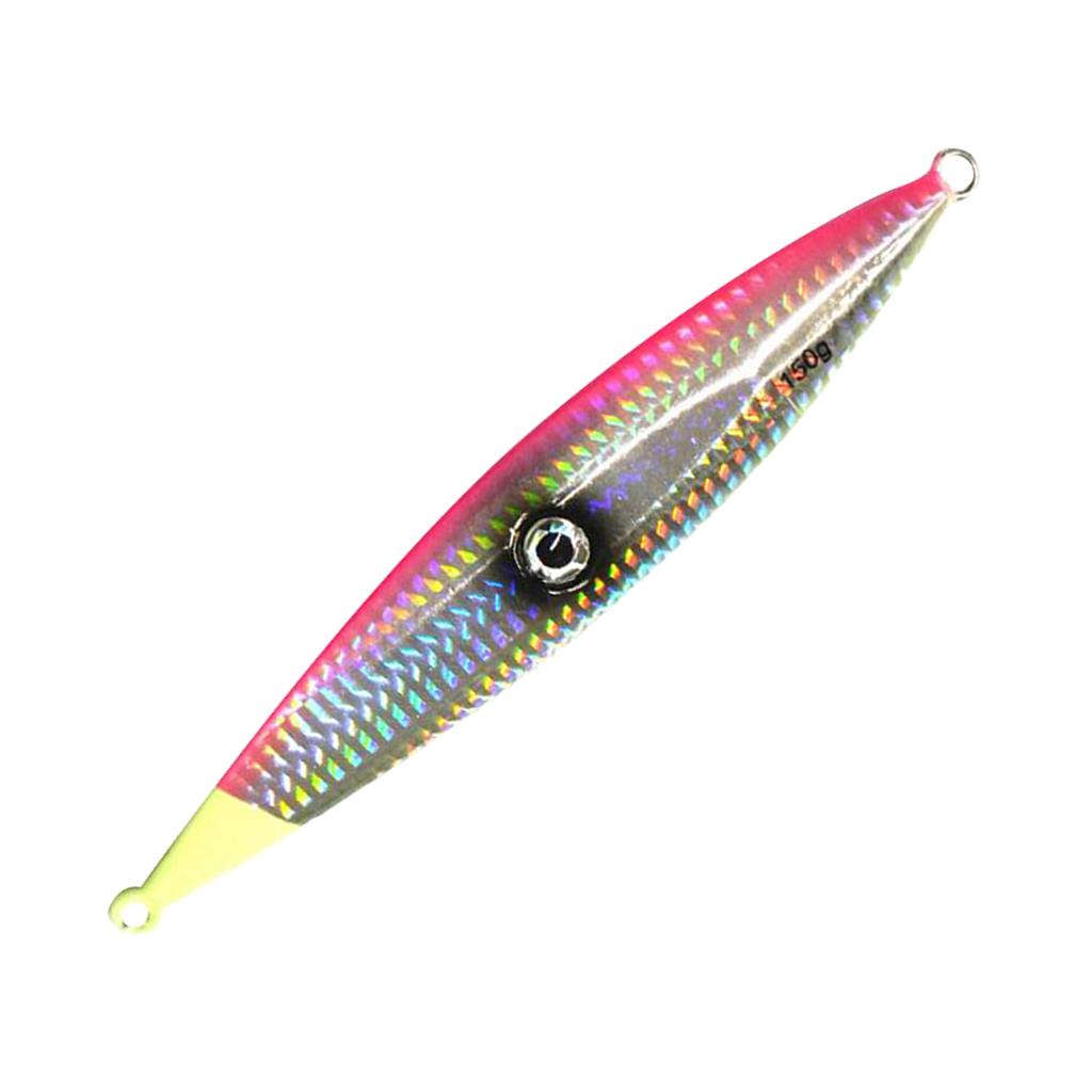 150g Heavy Fishing Lures Metal Bait Casting Lures Deep Spoon Bass Jig Pink