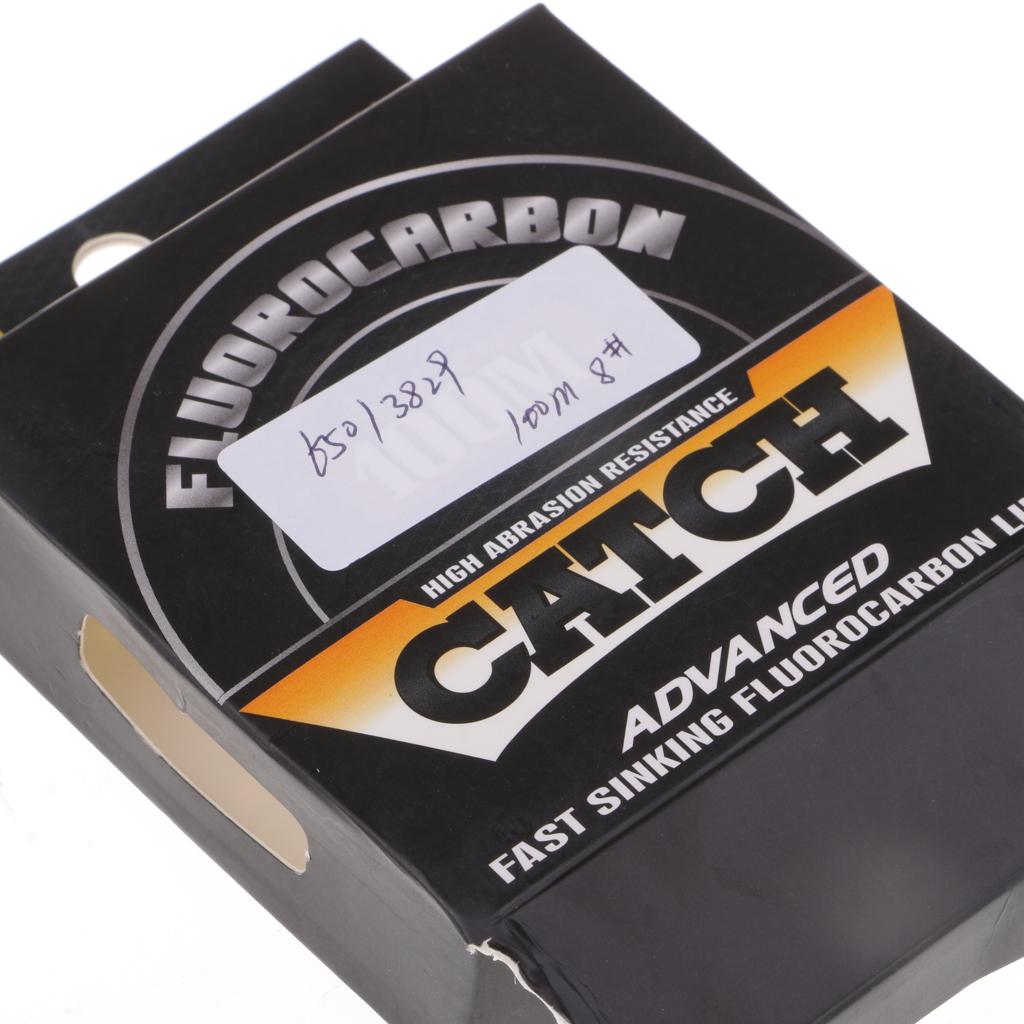 100m/109yds Clear Fluorocarbon Fishing Line 0.5mm 30lb (13.6kg)