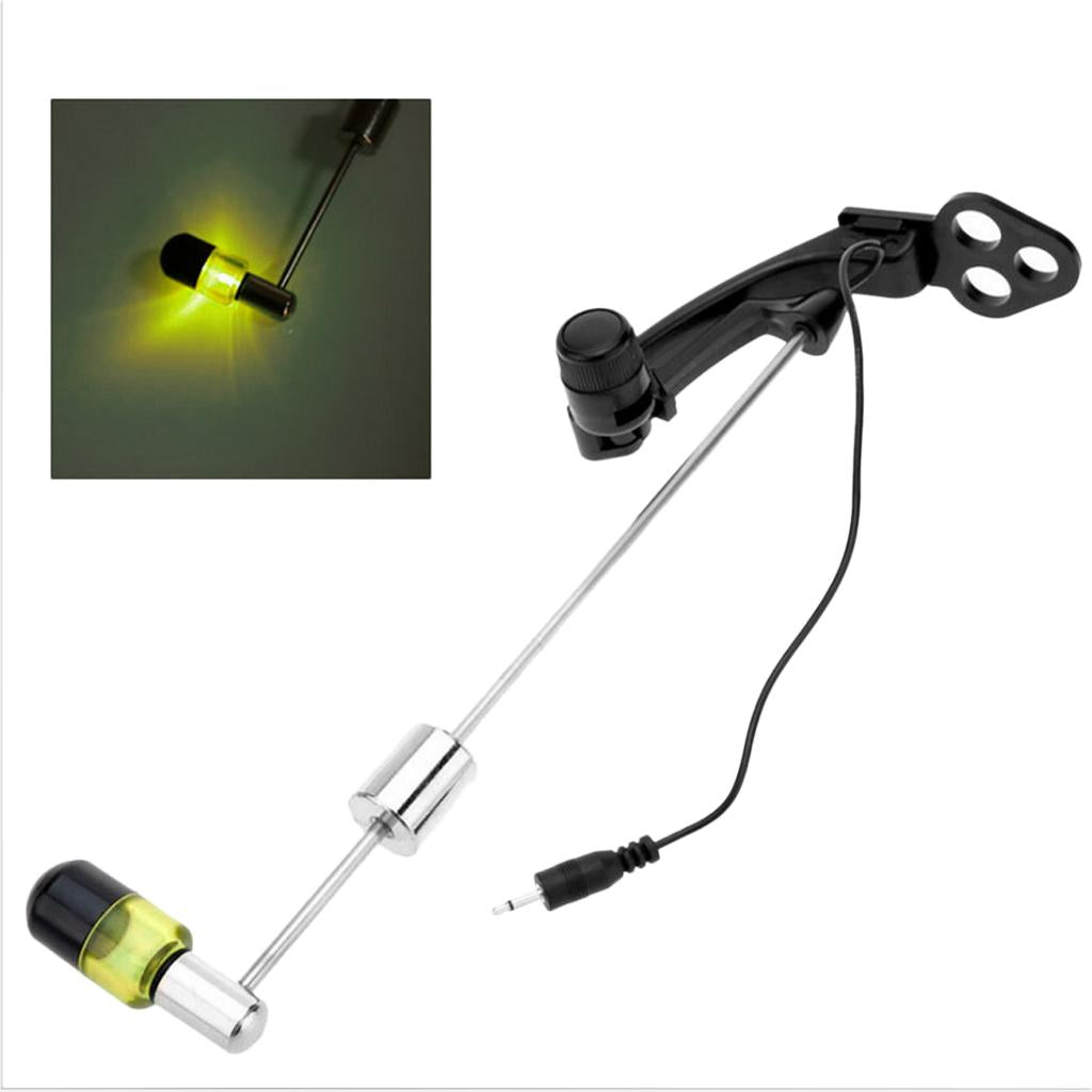 Fishing Bite Alarm Hanger Carp Illuminated Fishing Bite Indicators Yellow
