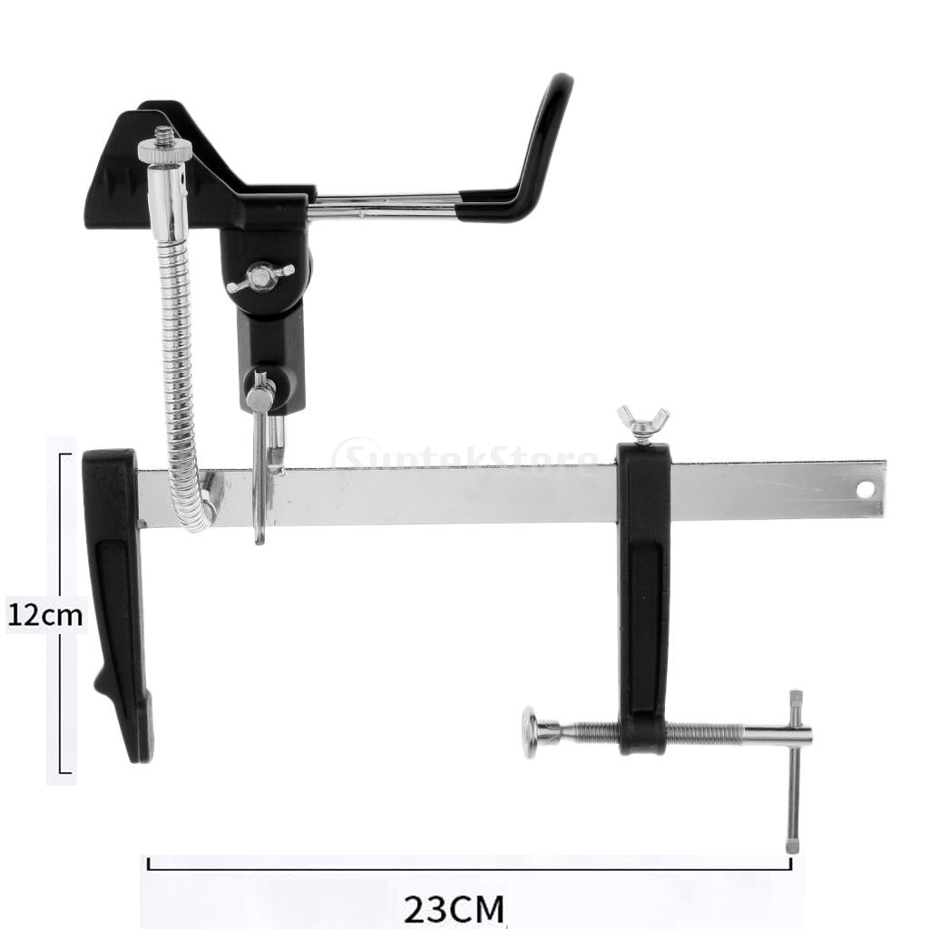 Fishing Rods Holder Support Pole Bracket Ground Support Stand w/ Light Stand