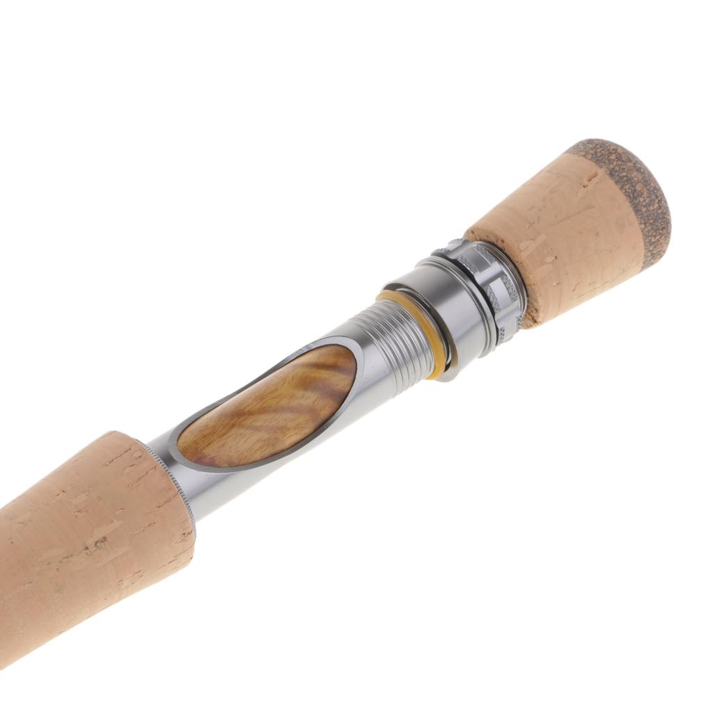 Fly Fishing Rod 7 Piece 9ft 46T Carbon Fiber Blank Fly Rod 7/8wt & Tube Case