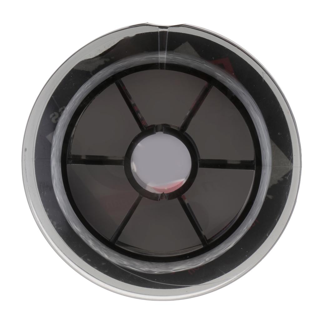 50m Transparent Fishing Line Leader Super Strong Fluorocarbon Line 0.325mm