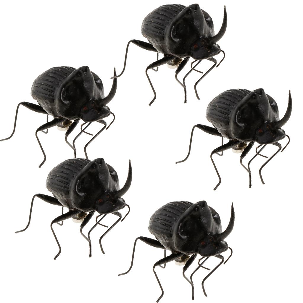 2x5Pcs Simulation Artificial Insect Model Kids Educative Toys Hercules beetle