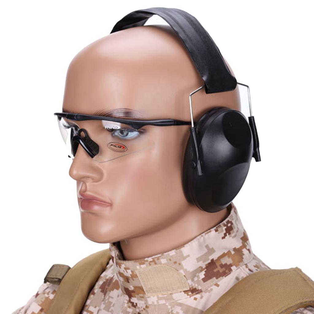 Earmuffs Shooting Hunting Noise Reduction Hearing Protection Protector Black