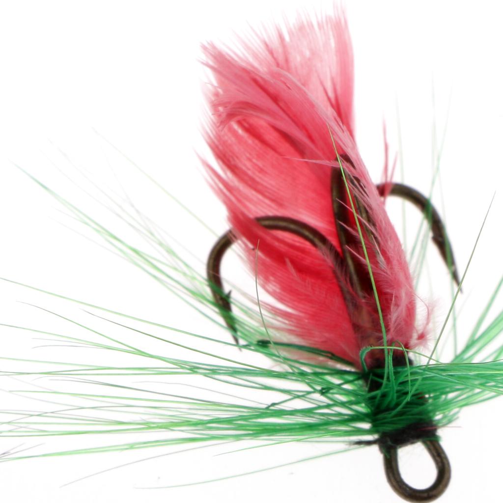 10pcs Nymph Flies Assortment Bass Salmon Trout Butterfly Flies Fishing Flies