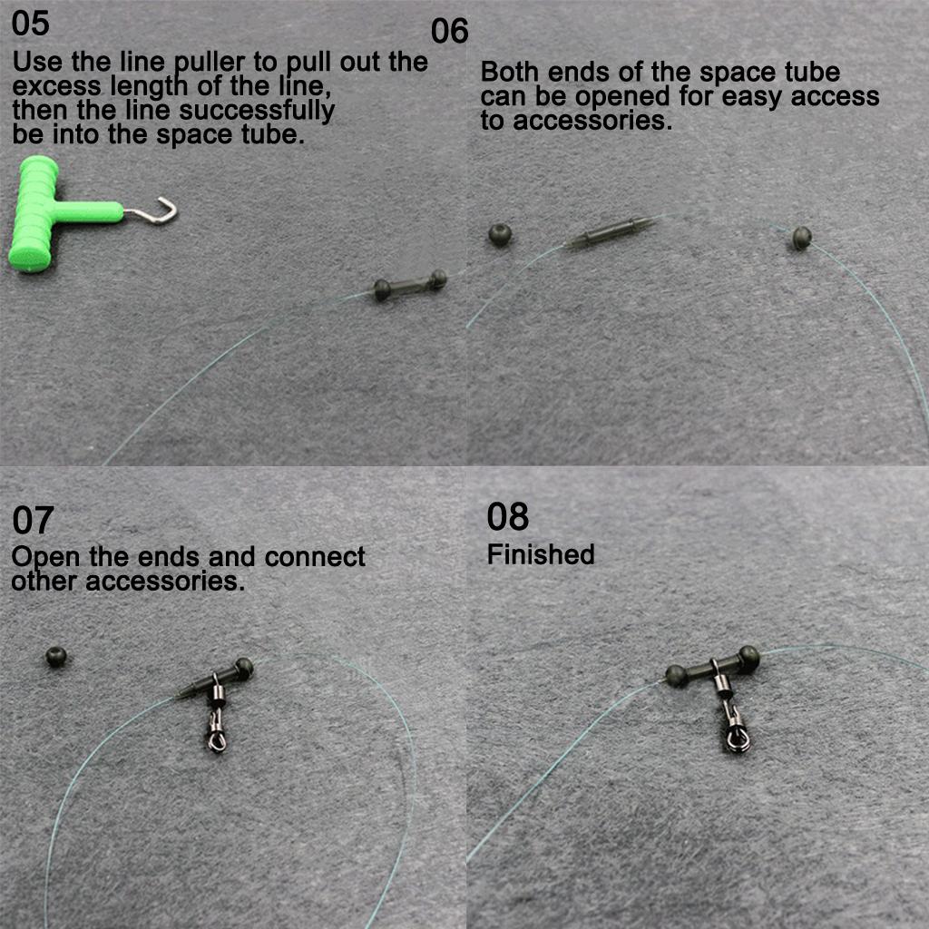 3pcs Carp Fishing Chod Beads Release Rig Heli Chod Bead with Handle